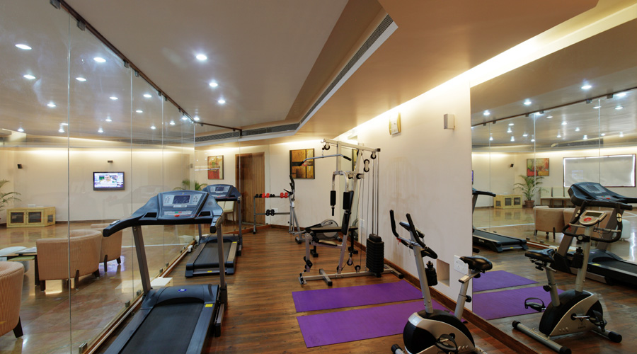Gymnasium is well equipped with the latest technology in exercising equipments